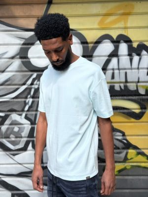 טישרט ריפליי חלקה תכלת