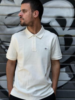 פולו גאנט שמנת בד פסים