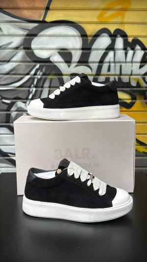 סניקרס באלר שחור לבן עור הפוך