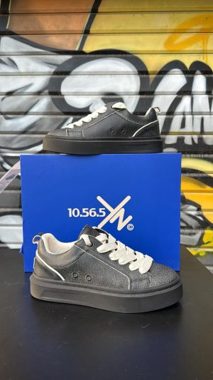 סניקרס YN שחור משופשף