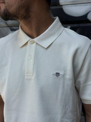 פולו גאנט שמנת בד פסים