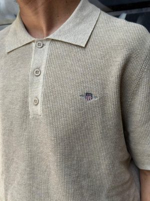 פולו גאנט סרוגה לוגו בצד החולצה