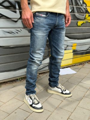 גינס סלינקר דיזל כחול משופשף