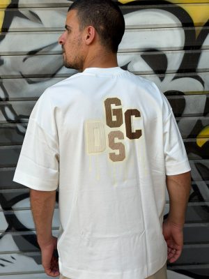 טישרט GCDS לבנה אוברסייז